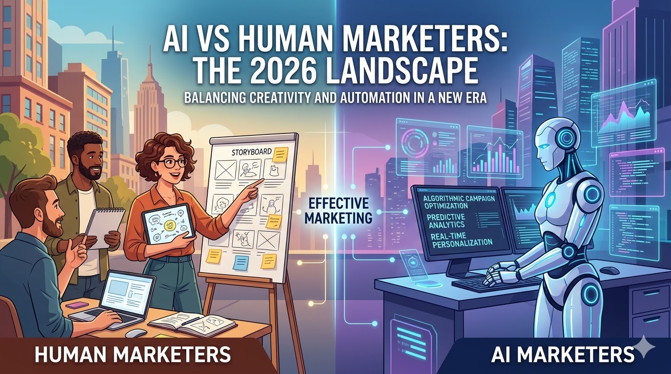 AI vs. Human Marketers in 2026: Where Machines Win and Where They Still Can